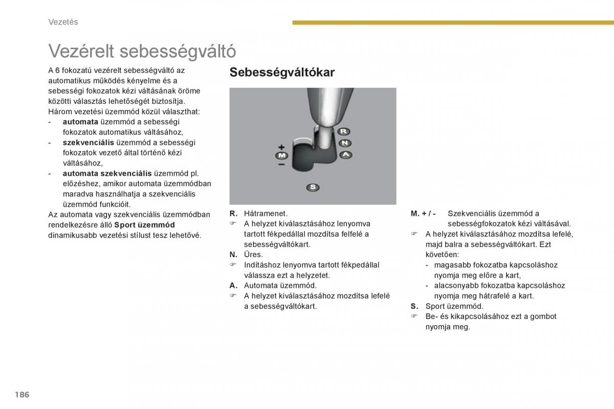 Peugeot 5008 Kezelesi utmutato / page 188