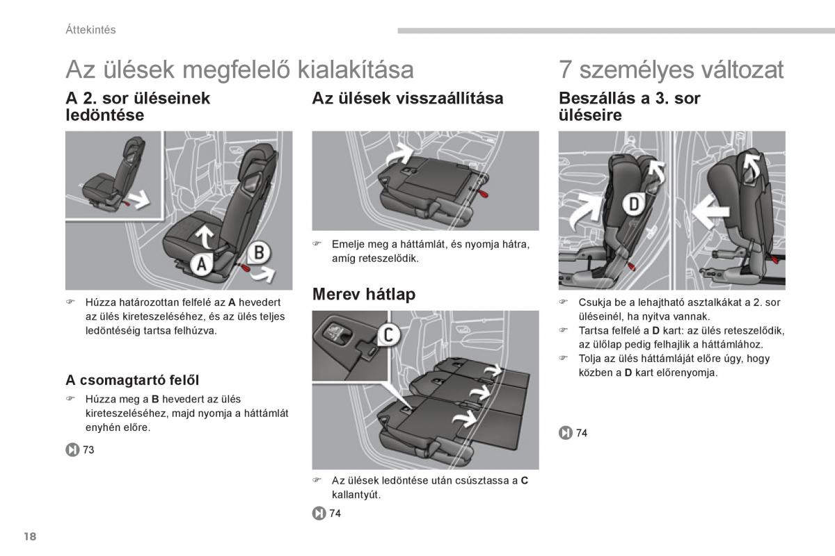 Peugeot 5008 Kezelesi utmutato / page 20