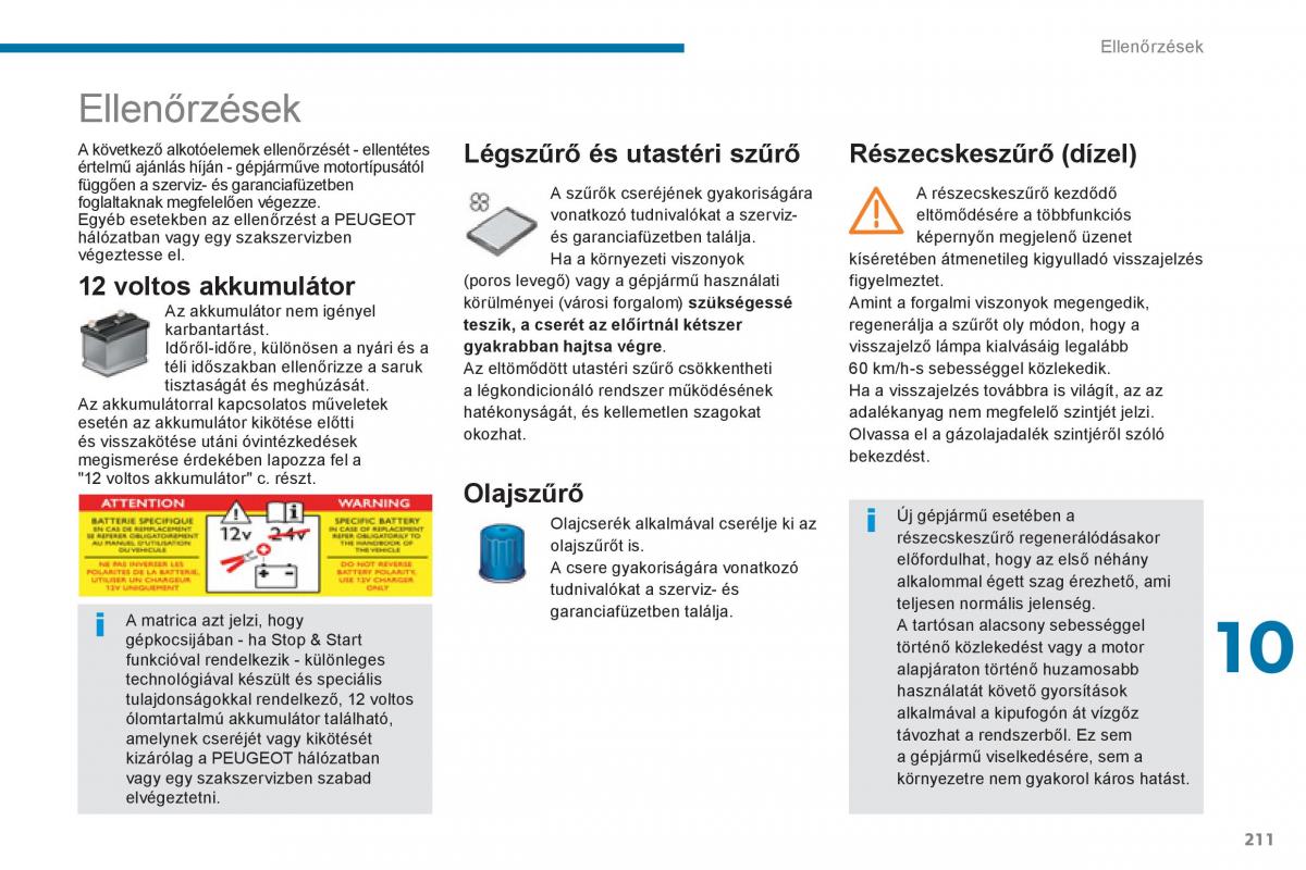 Peugeot 5008 Kezelesi utmutato / page 213