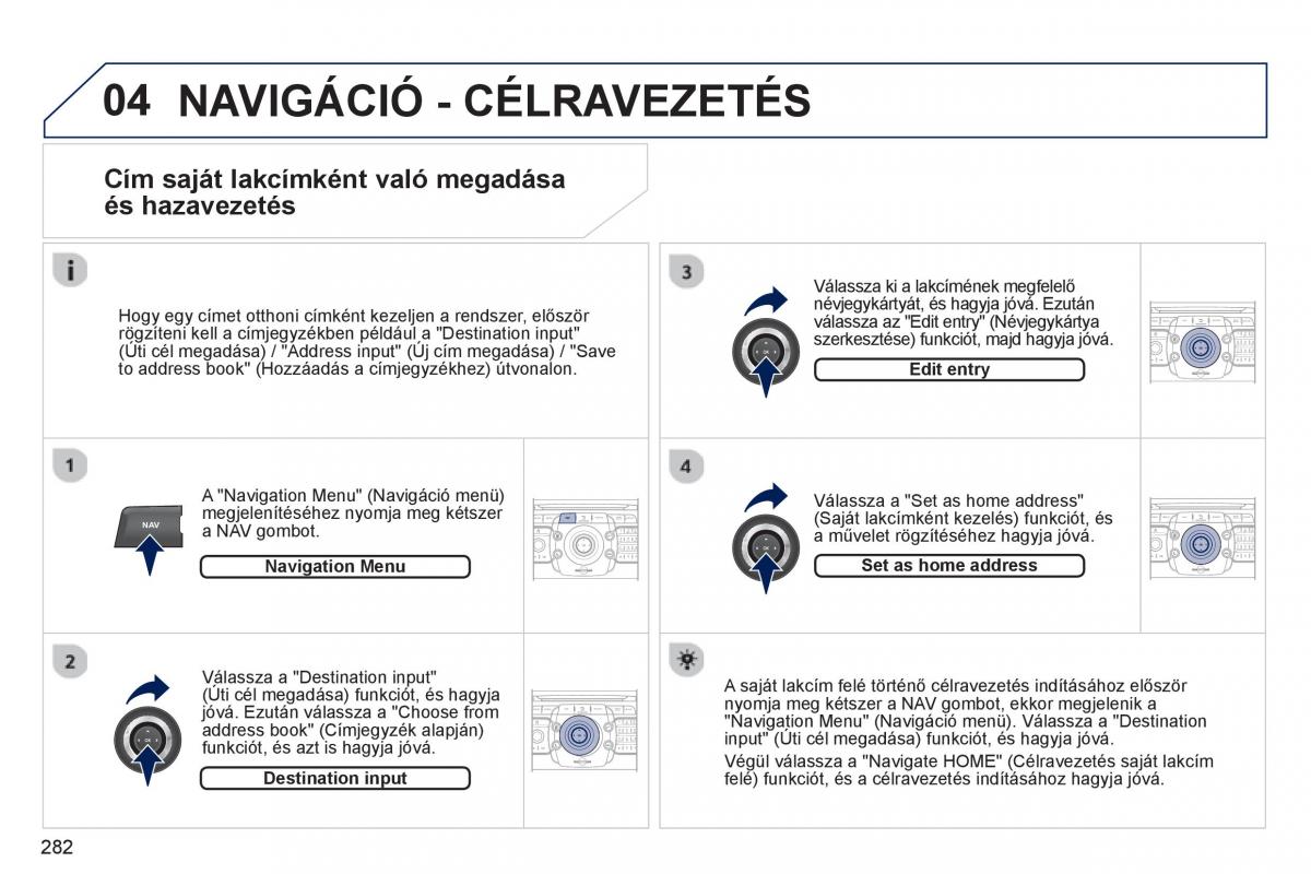 Peugeot 5008 Kezelesi utmutato / page 284