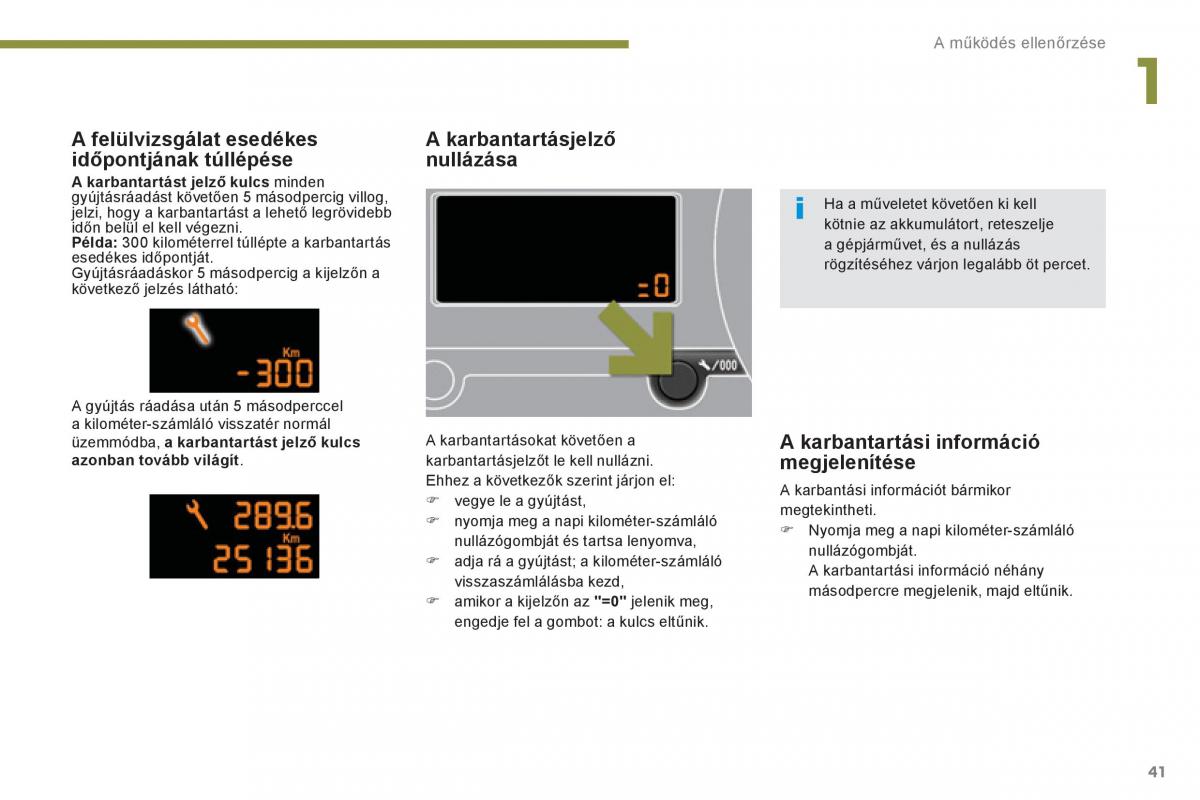 Peugeot 5008 Kezelesi utmutato / page 43