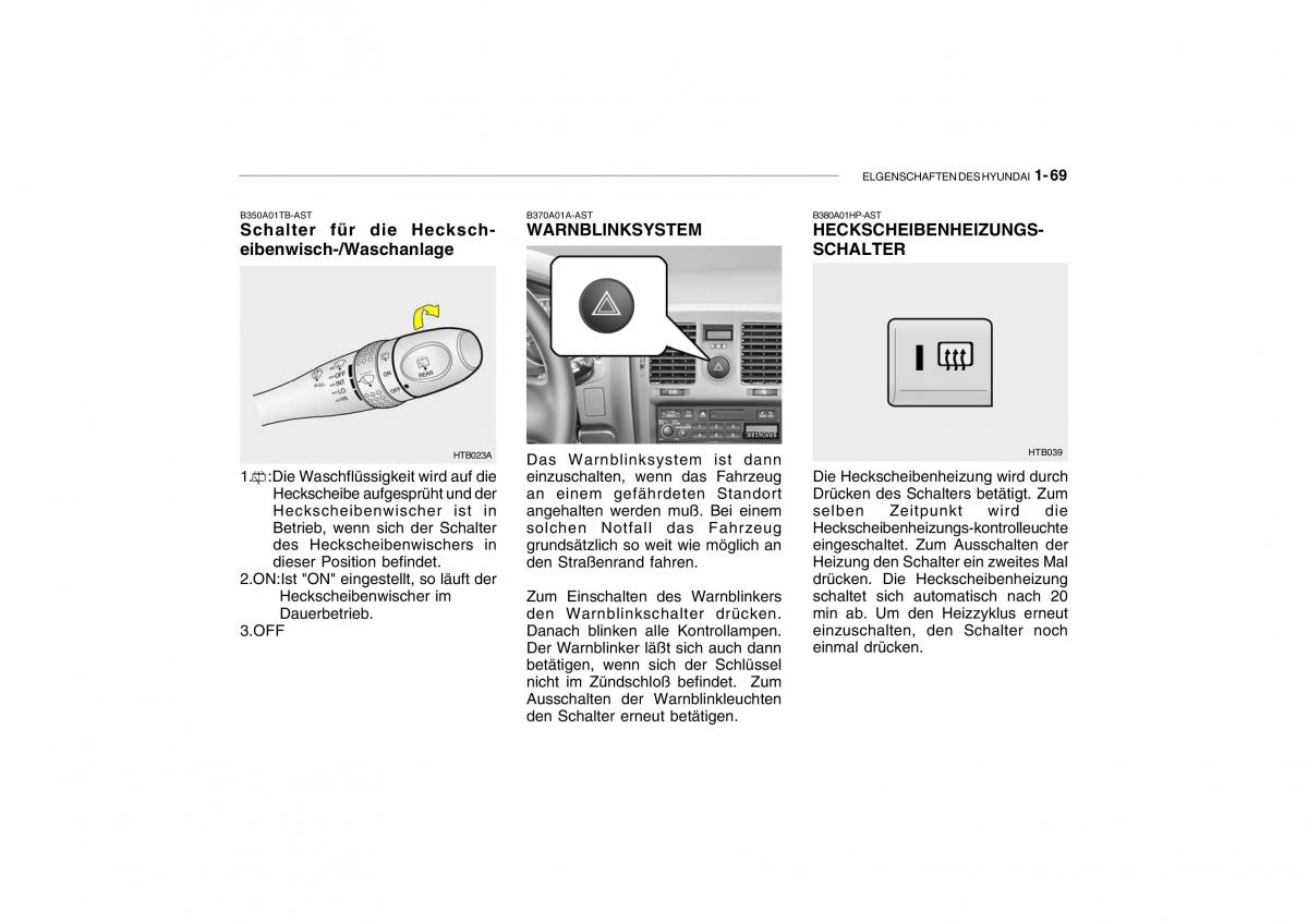 Hyundai Getz Handbuch / page 79