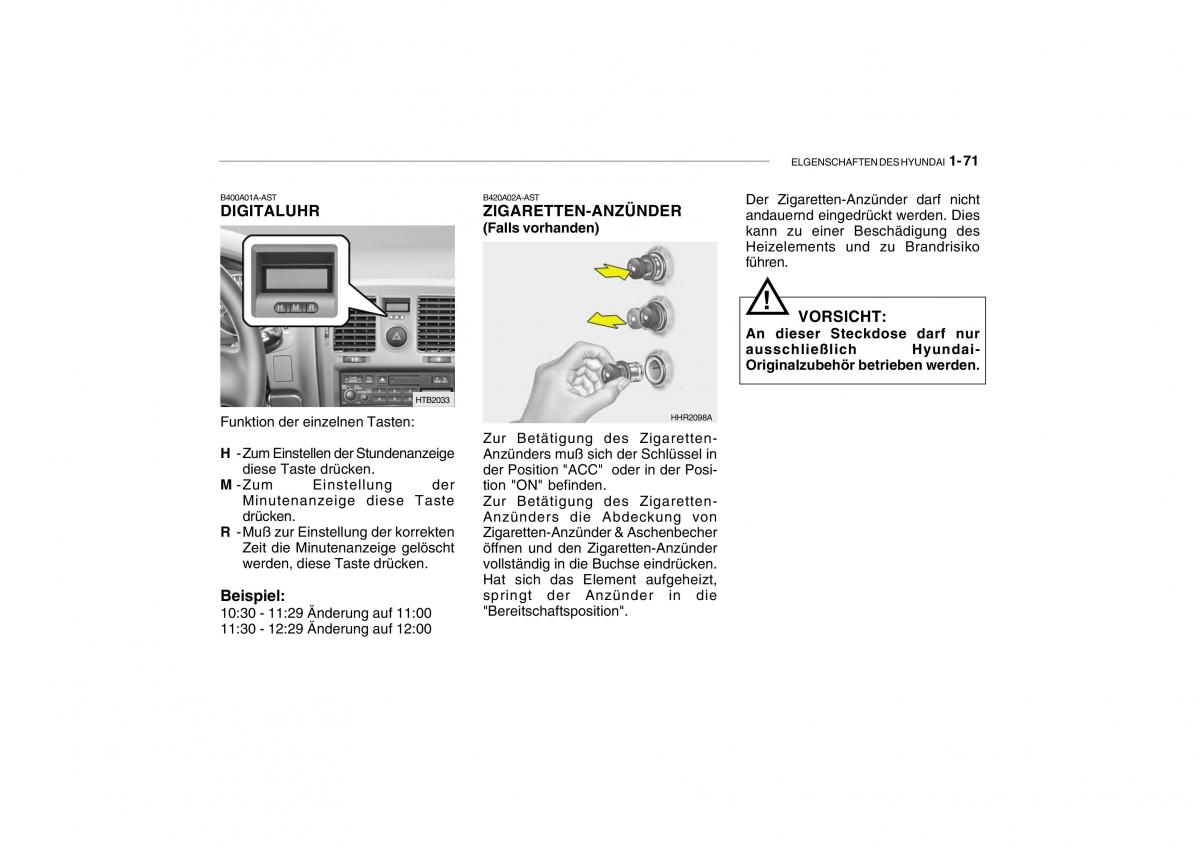 Hyundai Getz Handbuch / page 81