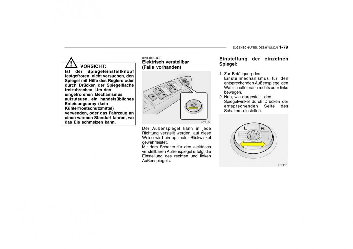 Hyundai Getz Handbuch / page 89