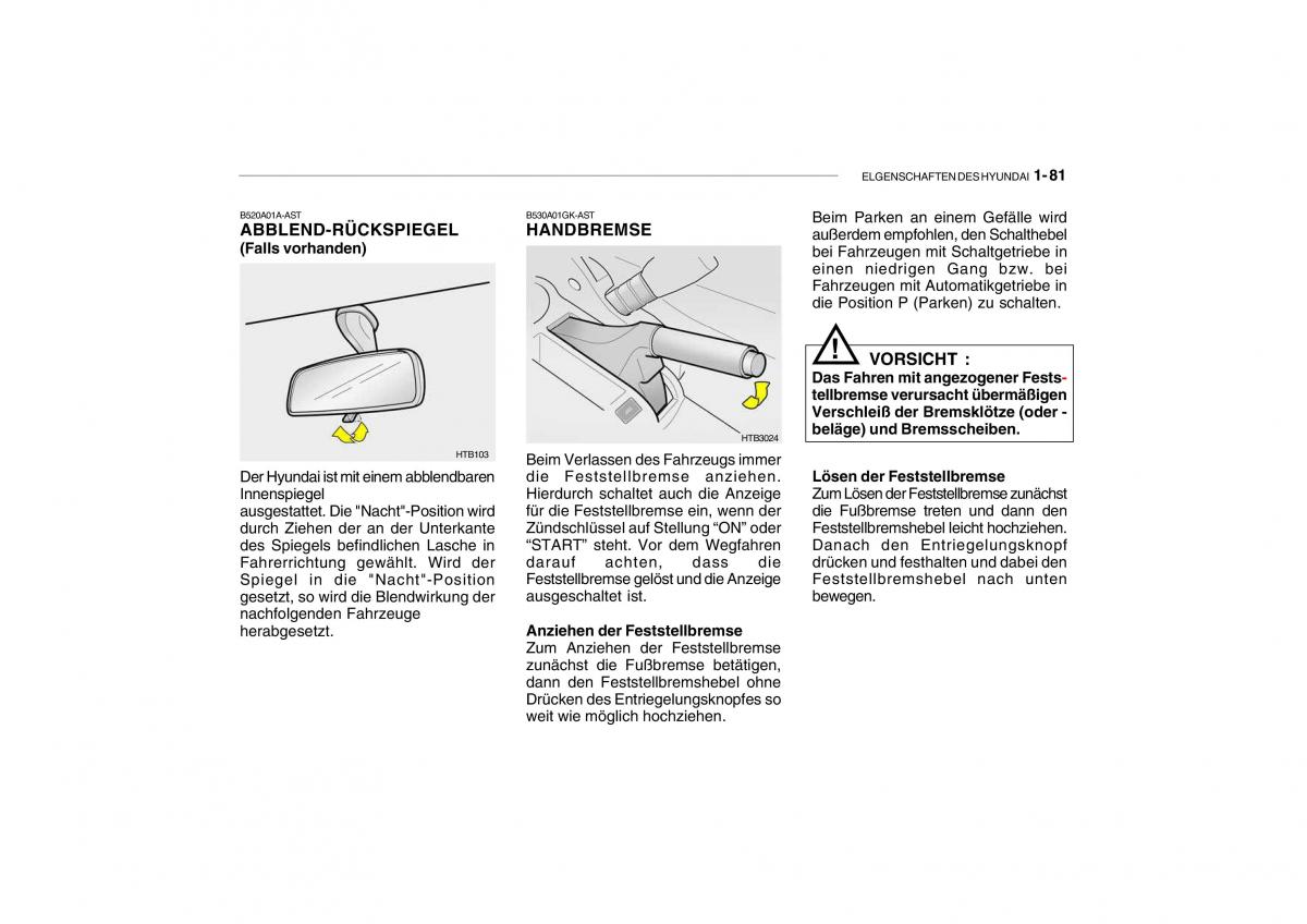 Hyundai Getz Handbuch / page 91