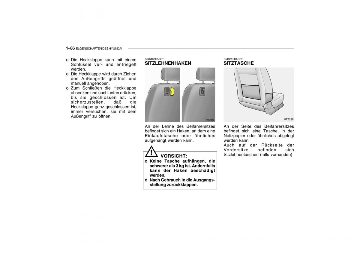 Hyundai Getz Handbuch / page 96