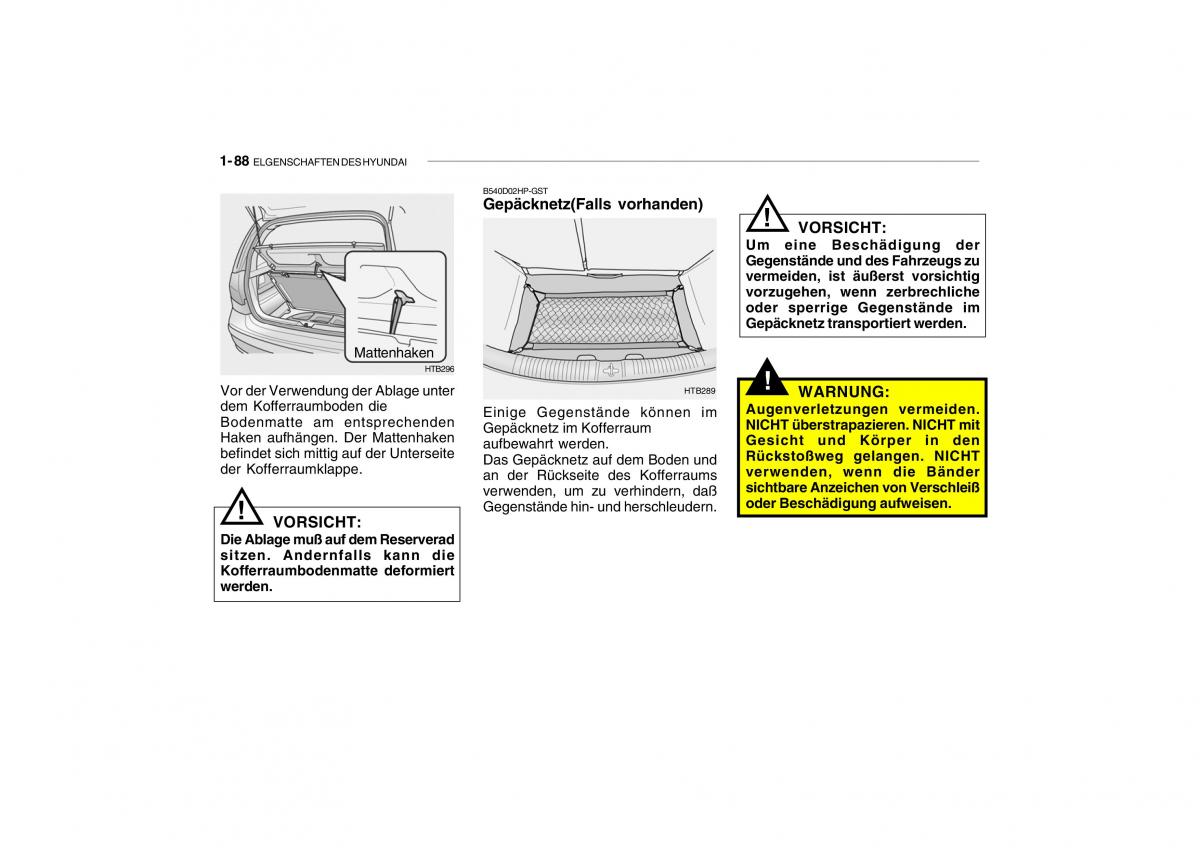 Hyundai Getz Handbuch / page 98