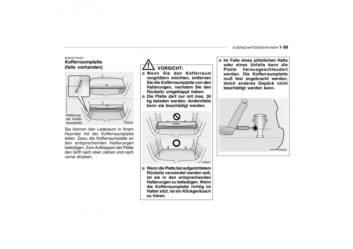 Hyundai Getz Handbuch / page 99