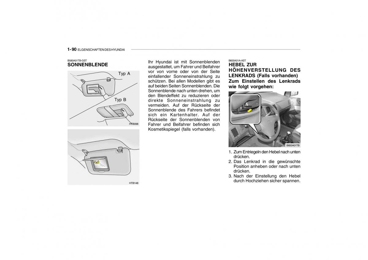 Hyundai Getz Handbuch / page 100