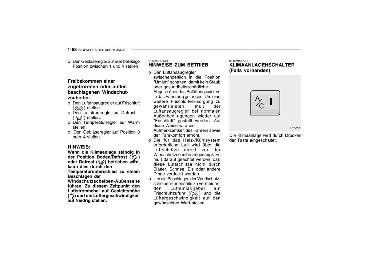 Hyundai Getz Handbuch / page 108