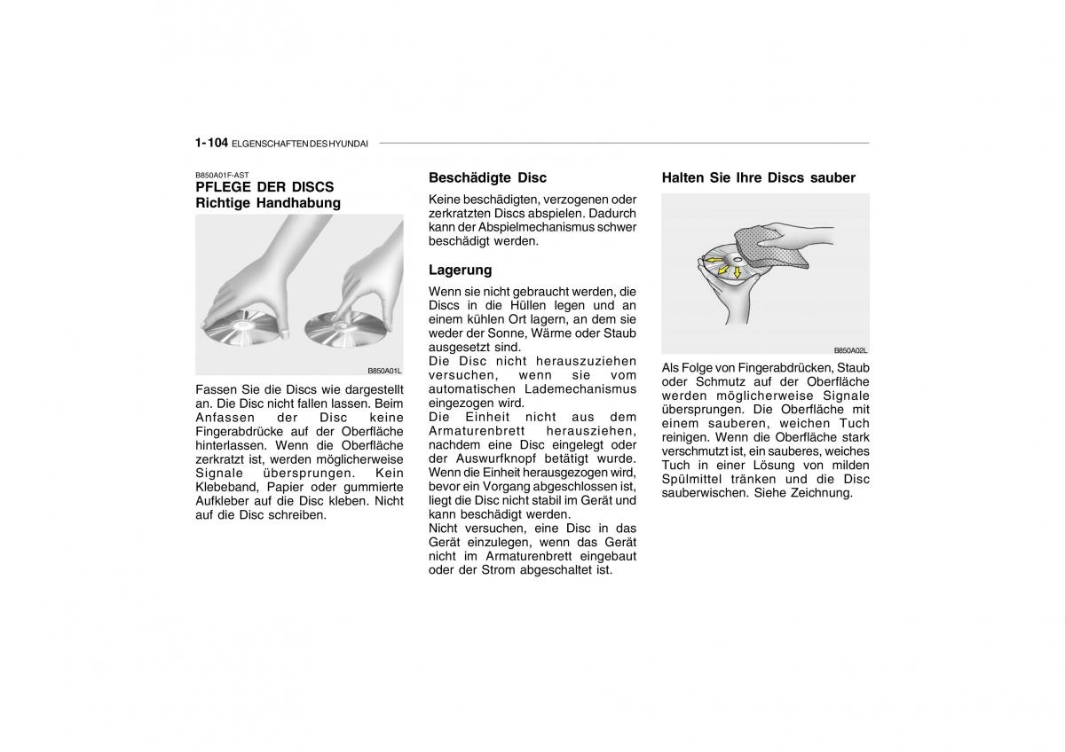 Hyundai Getz Handbuch / page 114