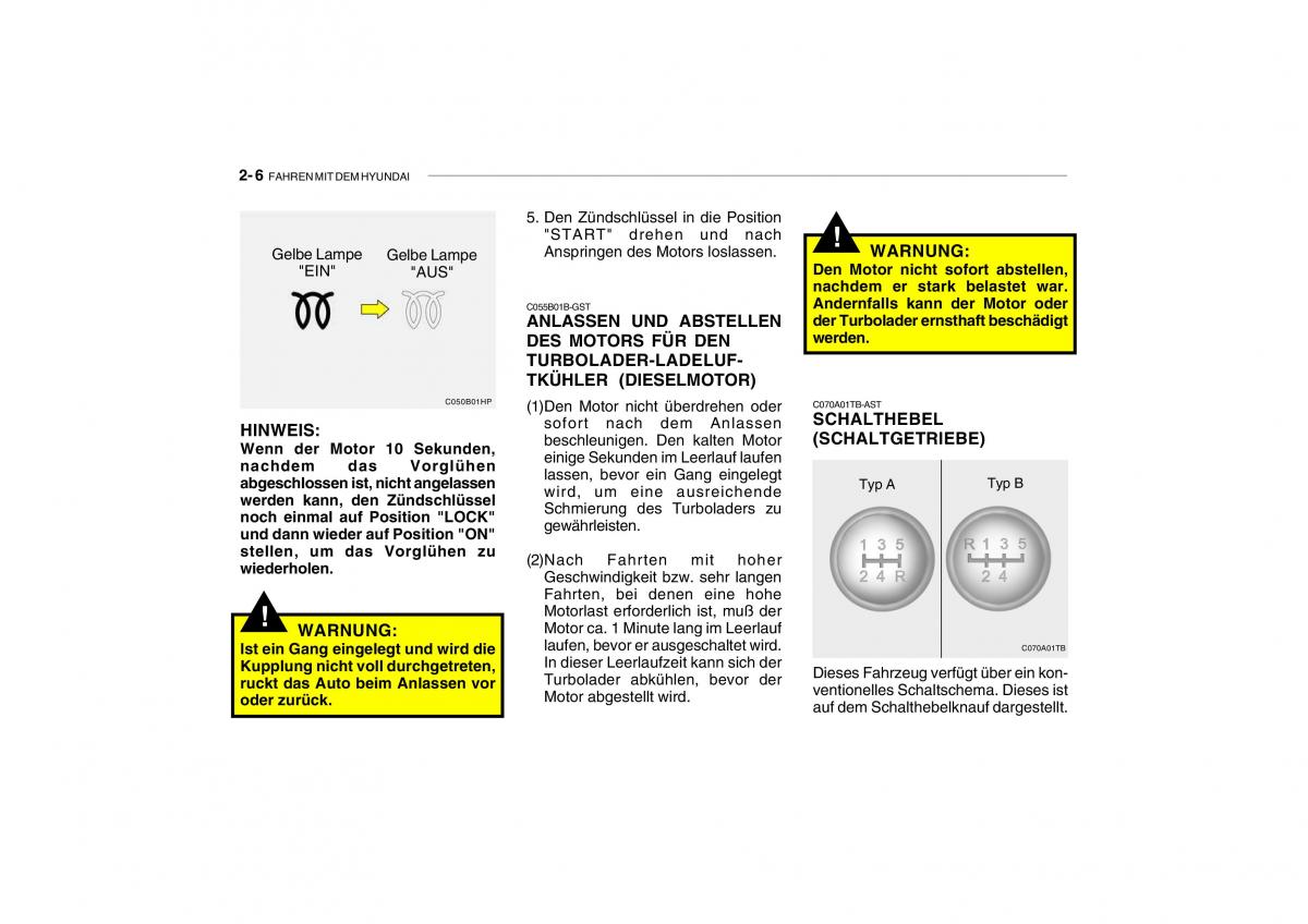 Hyundai Getz Handbuch / page 123