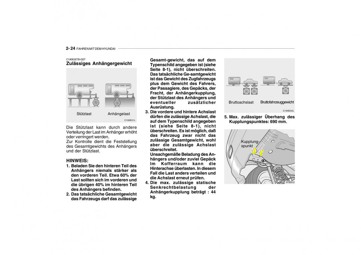 Hyundai Getz Handbuch / page 141