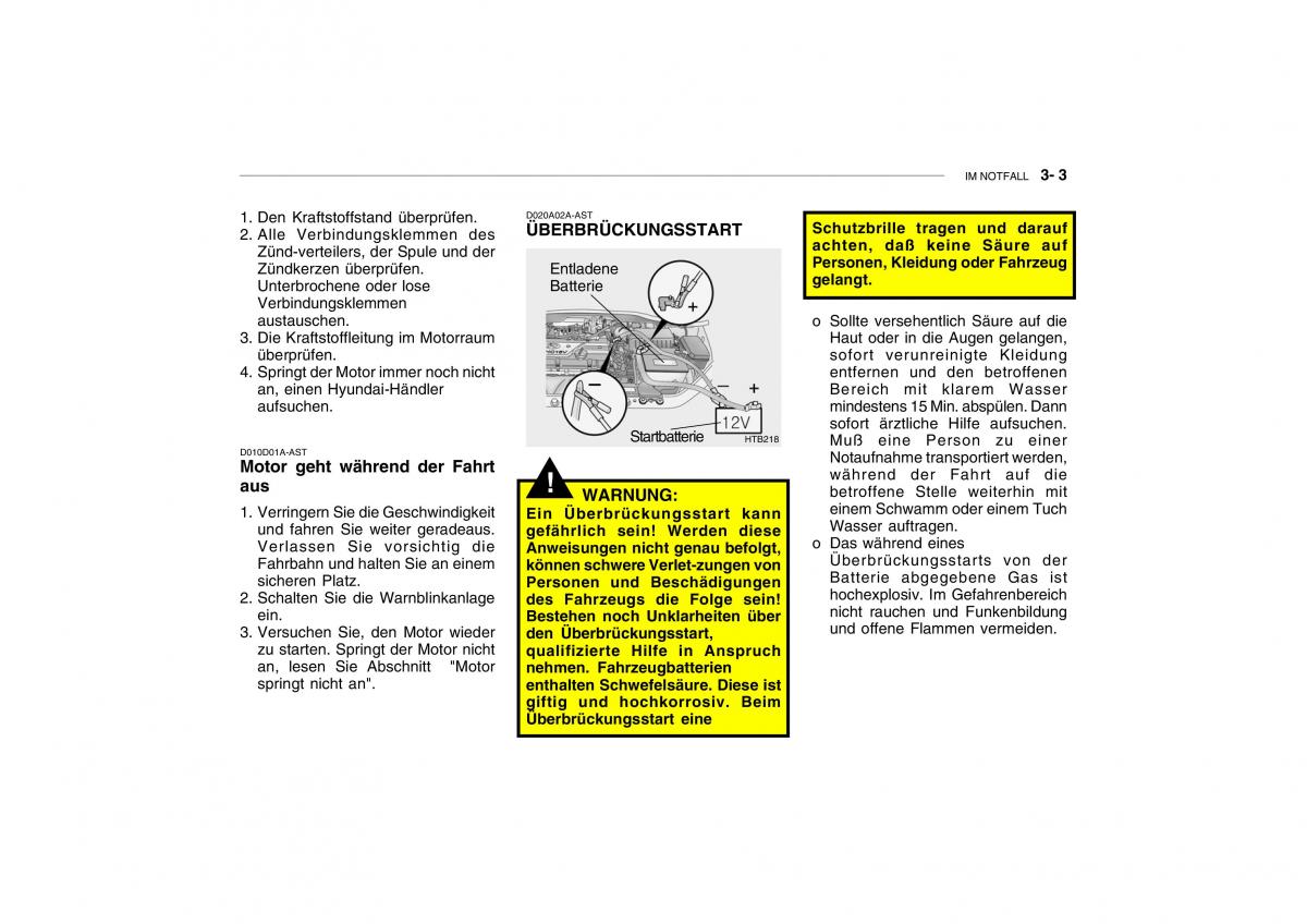 Hyundai Getz Handbuch / page 146