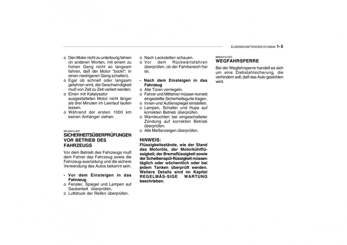 Hyundai Getz Handbuch / page 15