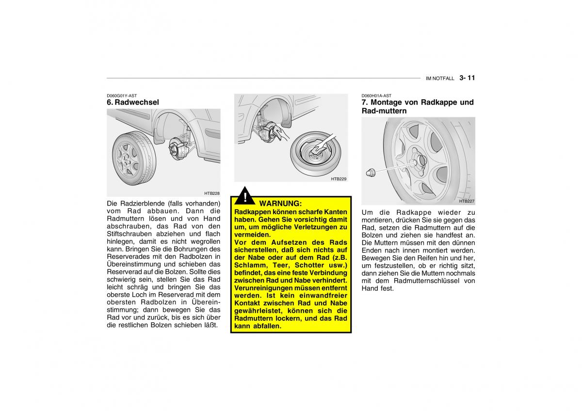 Hyundai Getz Handbuch / page 154