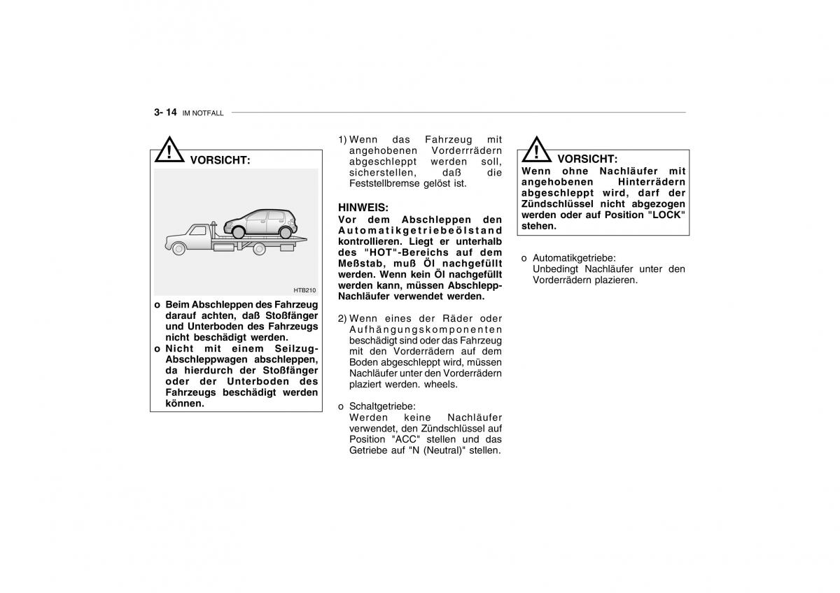 Hyundai Getz Handbuch / page 157