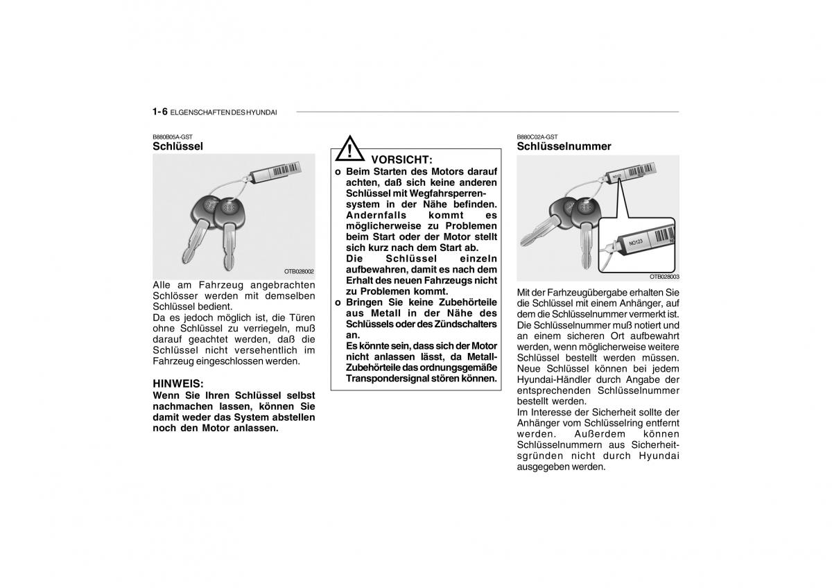 Hyundai Getz Handbuch / page 16