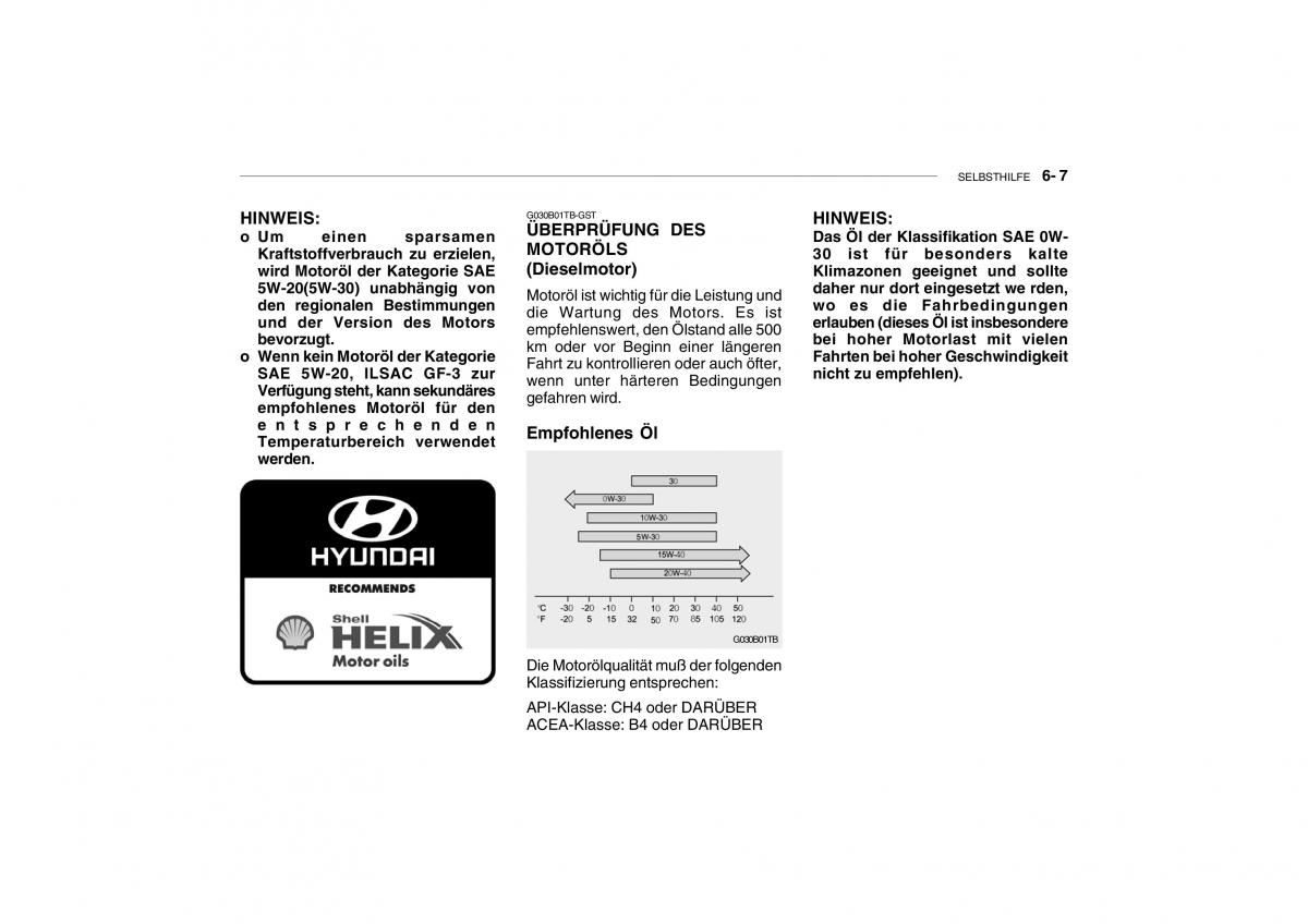 Hyundai Getz Handbuch / page 184