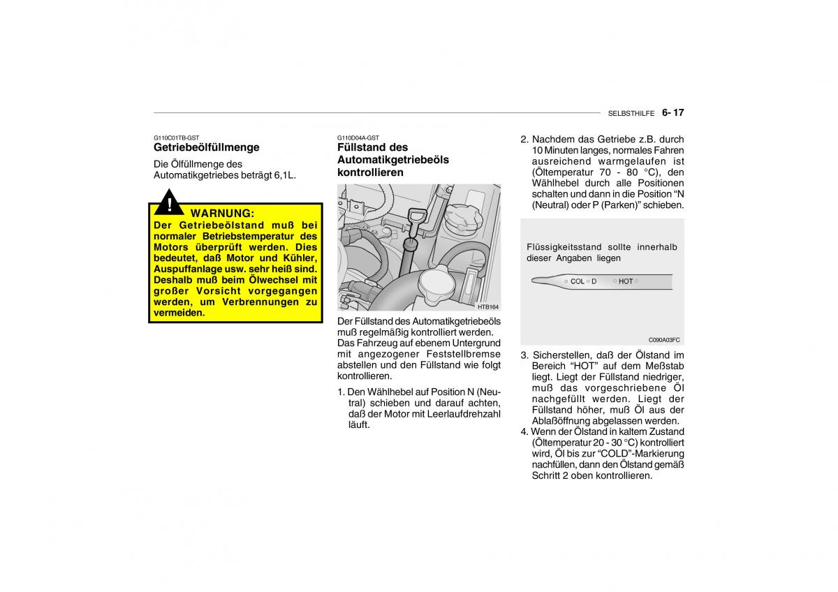 Hyundai Getz Handbuch / page 194