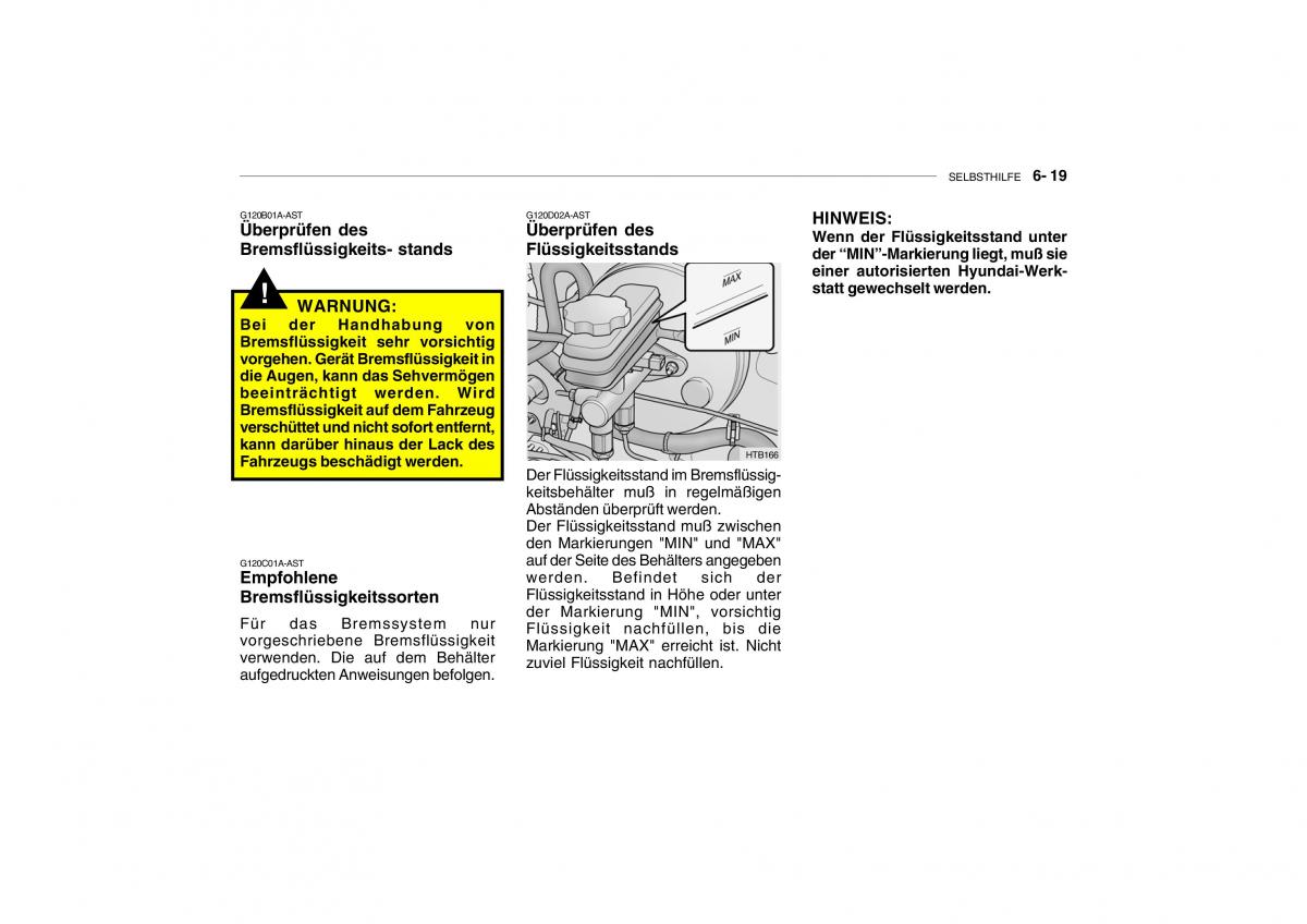 Hyundai Getz Handbuch / page 196