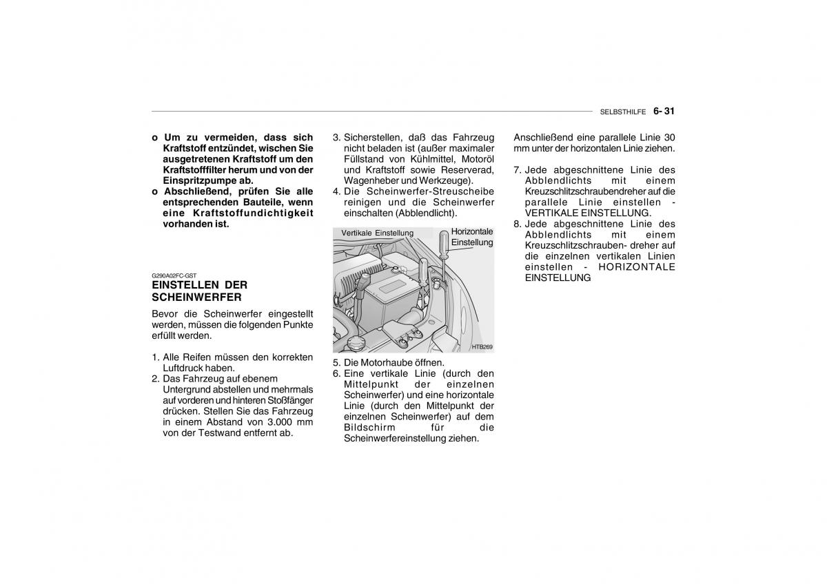 Hyundai Getz Handbuch / page 208