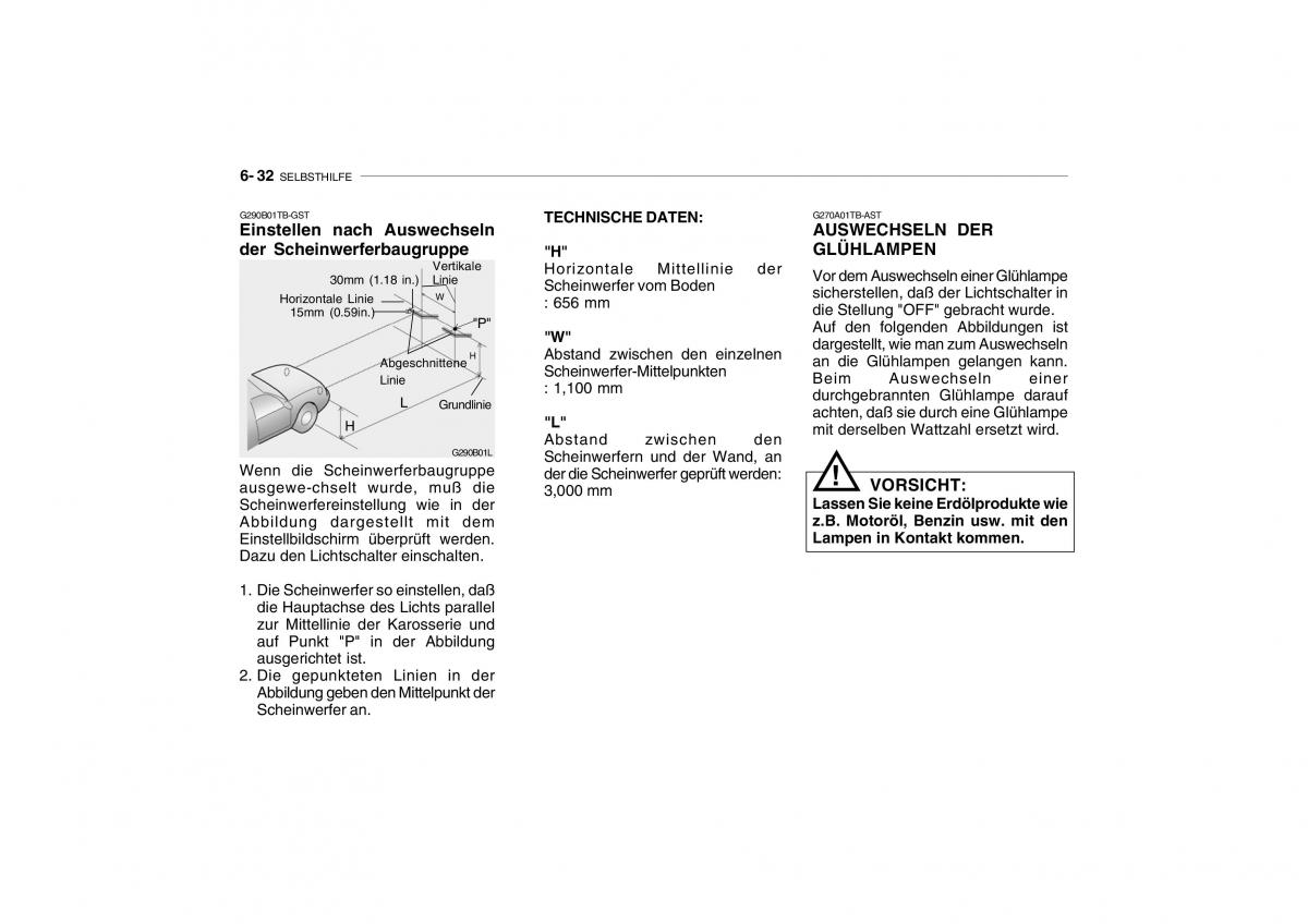 Hyundai Getz Handbuch / page 209