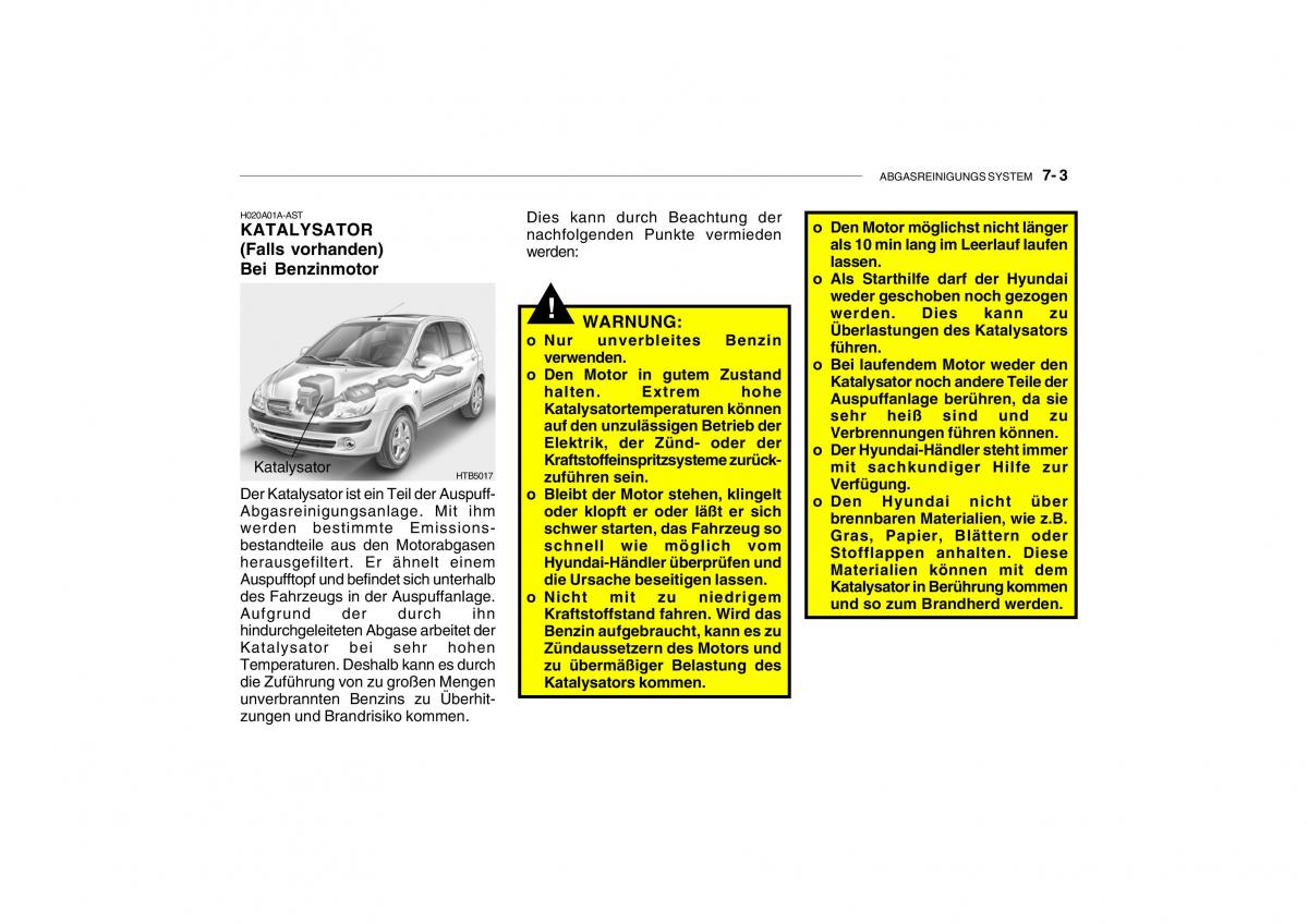 Hyundai Getz Handbuch / page 220