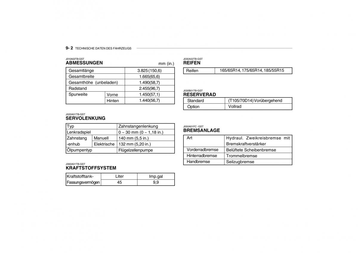 Hyundai Getz Handbuch / page 229