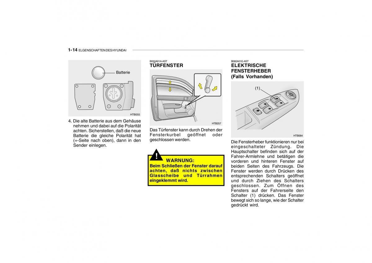 Hyundai Getz Handbuch / page 24