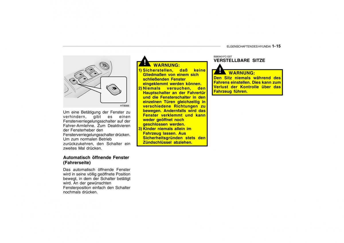 Hyundai Getz Handbuch / page 25