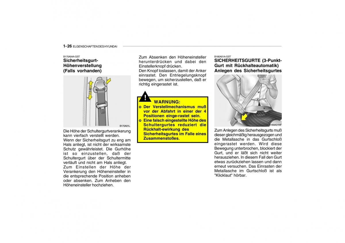 Hyundai Getz Handbuch / page 36