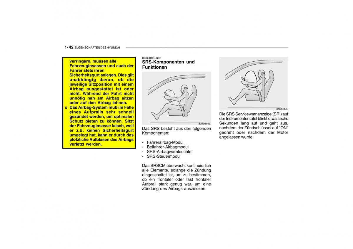 Hyundai Getz Handbuch / page 52