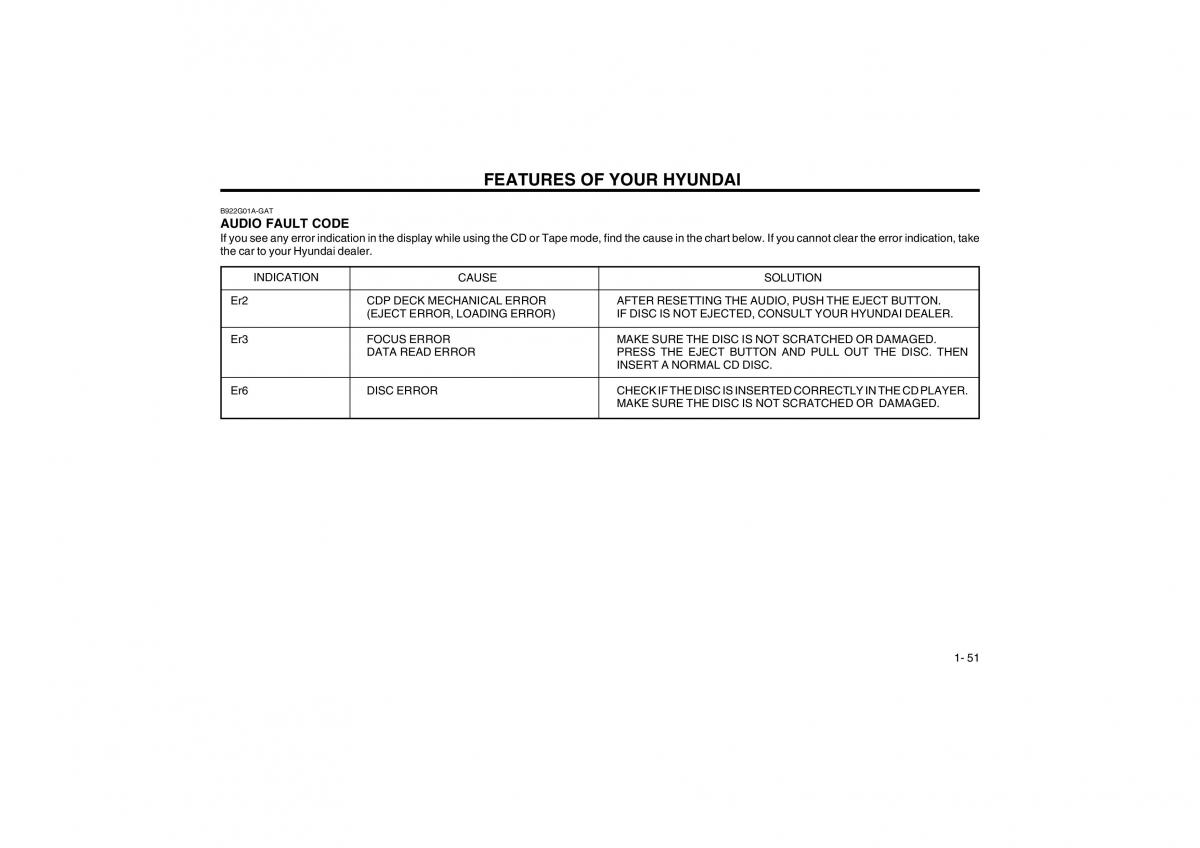 Bedienungsanleitung Hyundai Atos owners manual / page 59