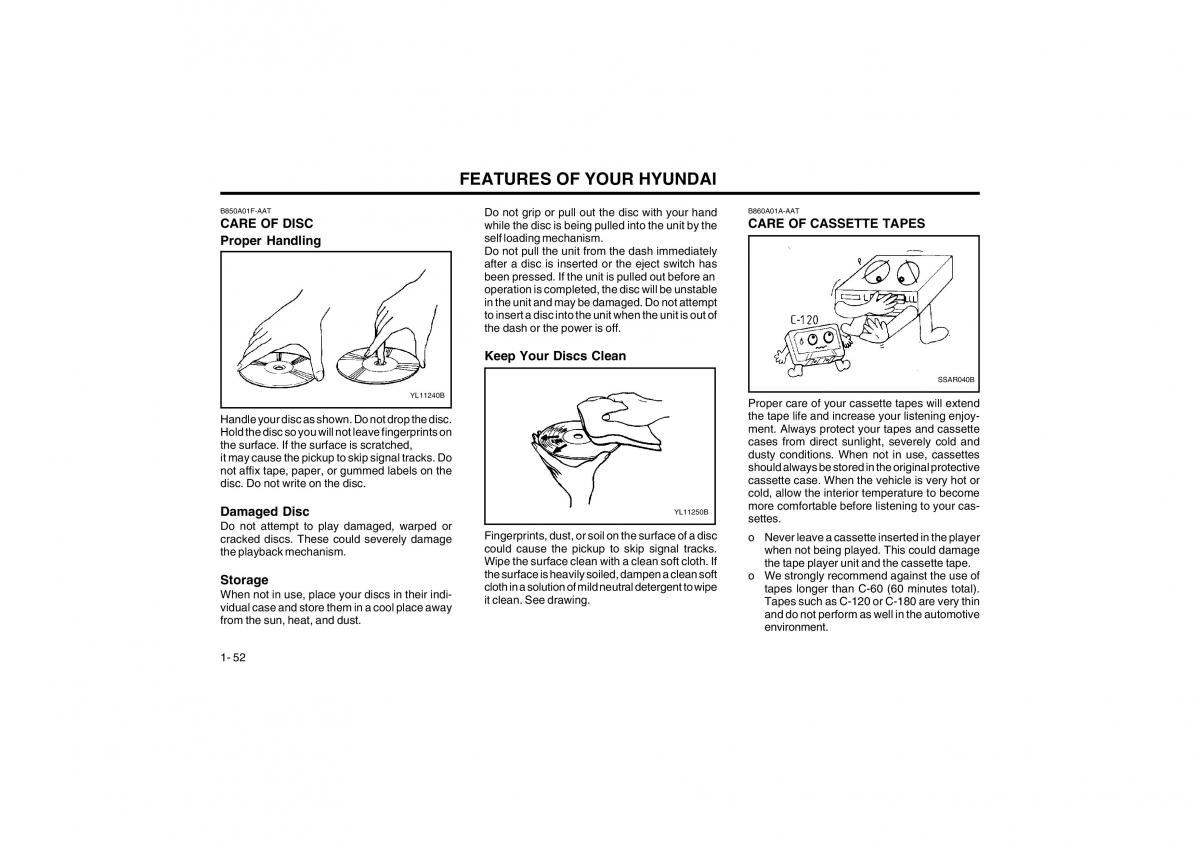 Bedienungsanleitung Hyundai Atos owners manual / page 60