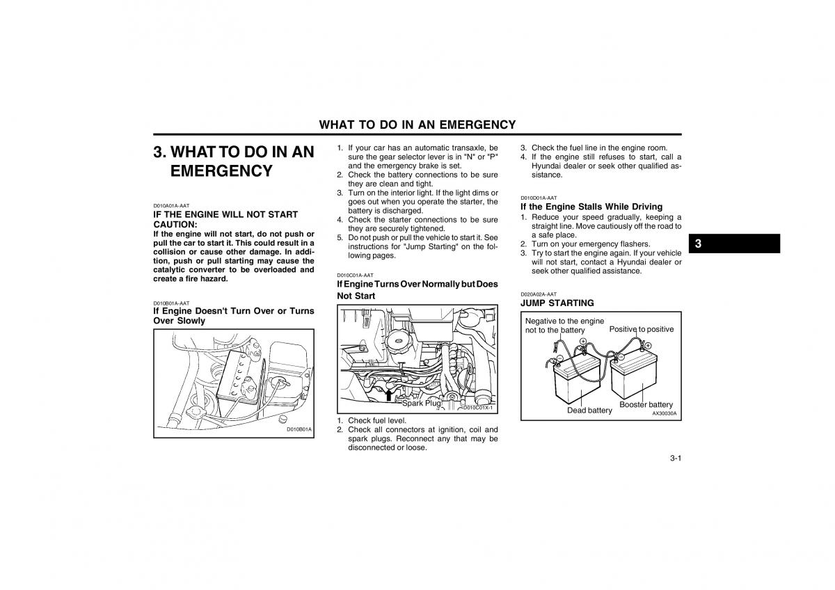 Bedienungsanleitung Hyundai Atos owners manual / page 77