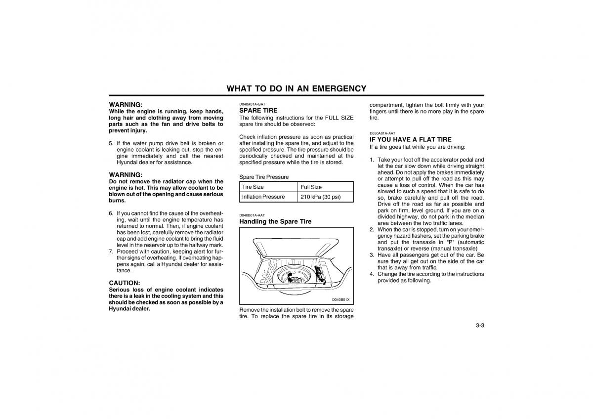 Bedienungsanleitung Hyundai Atos owners manual / page 79