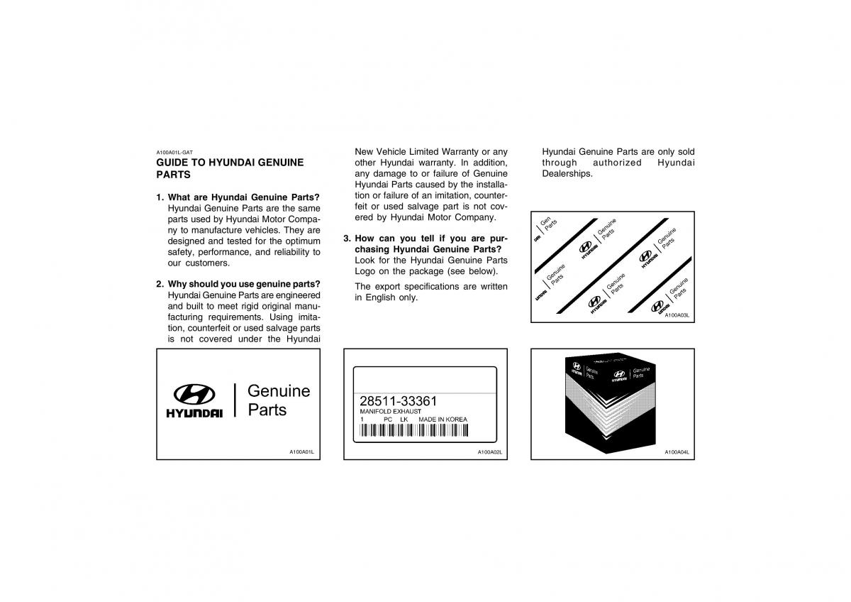 Bedienungsanleitung Hyundai Atos owners manual / page 8