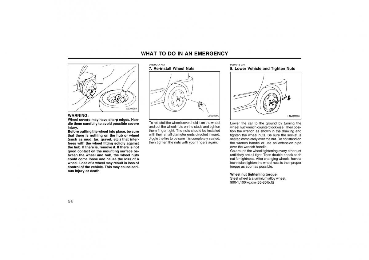 Bedienungsanleitung Hyundai Atos owners manual / page 82