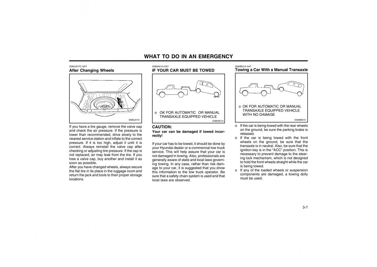 Hyundai Atos owners manual / page 83