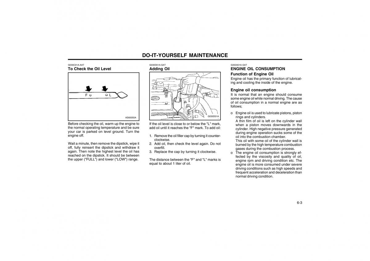 Bedienungsanleitung Hyundai Atos owners manual / page 98