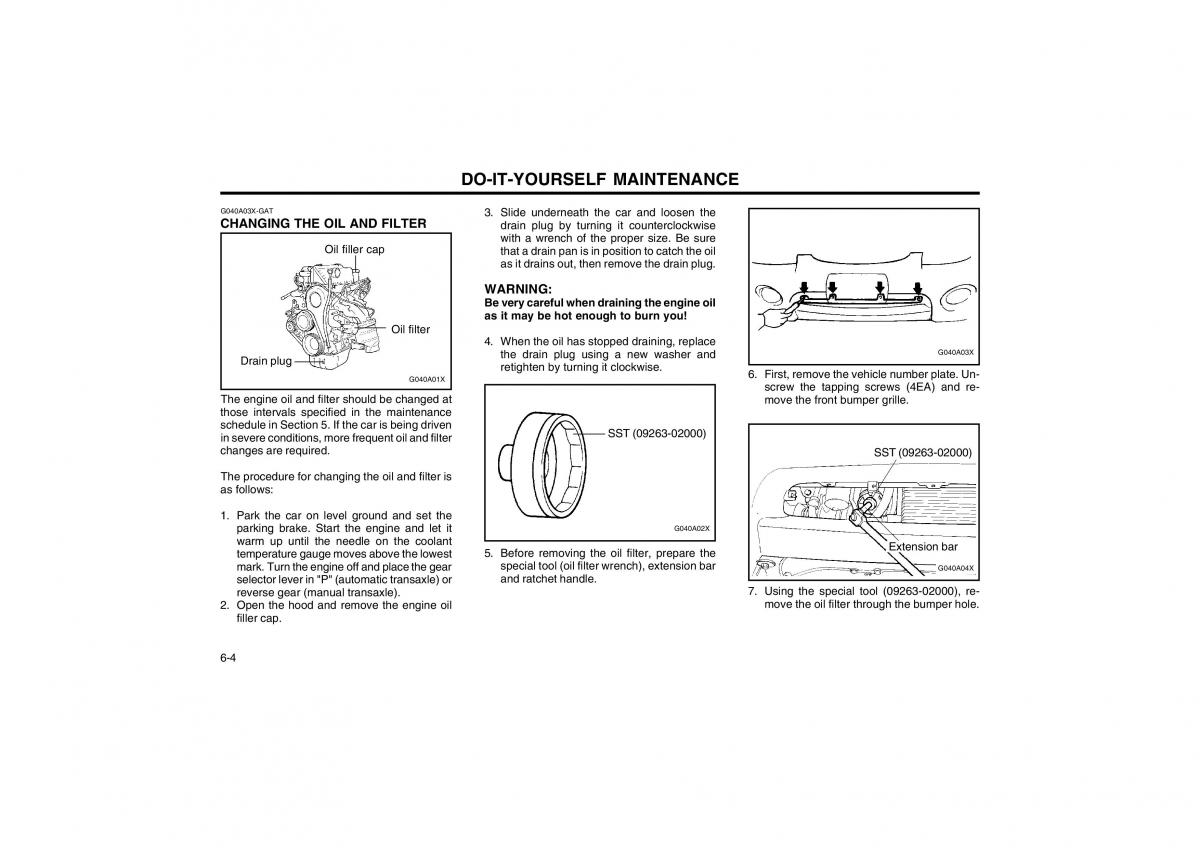 Bedienungsanleitung Hyundai Atos owners manual / page 99