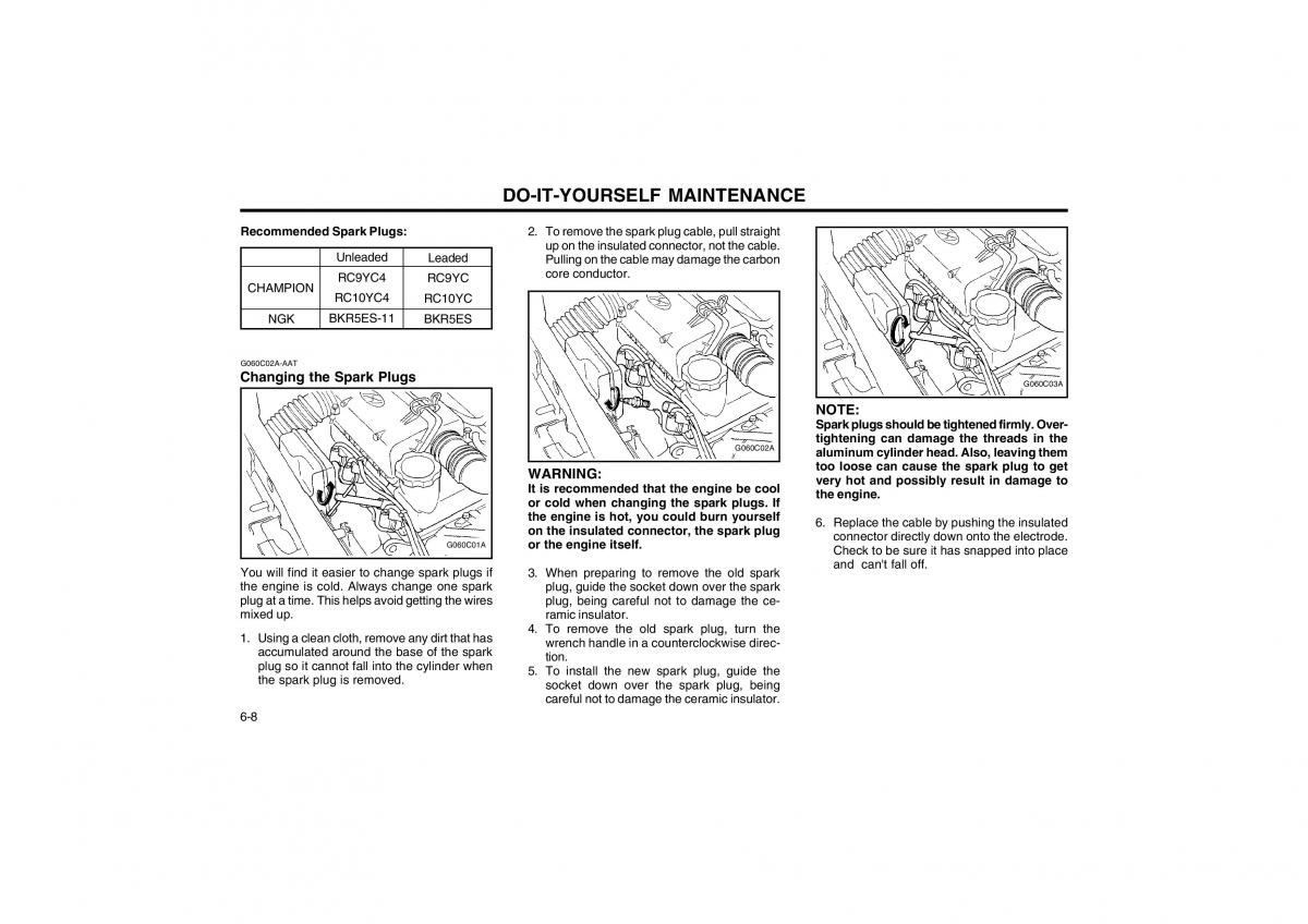 Bedienungsanleitung Hyundai Atos owners manual / page 103