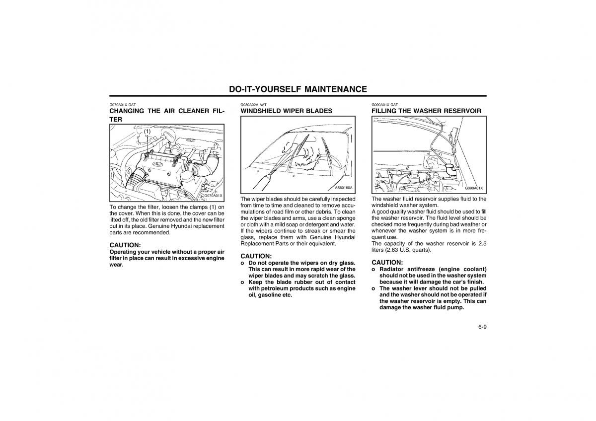 Bedienungsanleitung Hyundai Atos owners manual / page 104