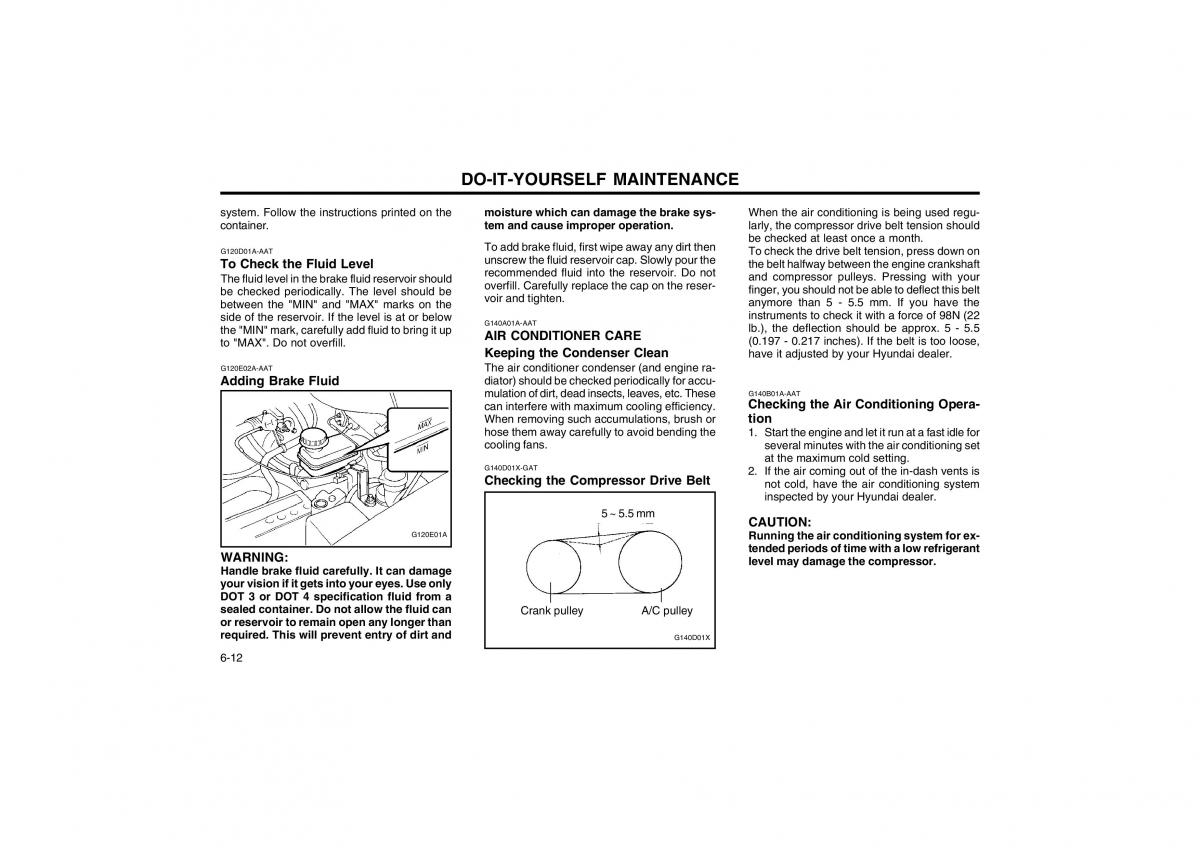 Bedienungsanleitung Hyundai Atos owners manual / page 107