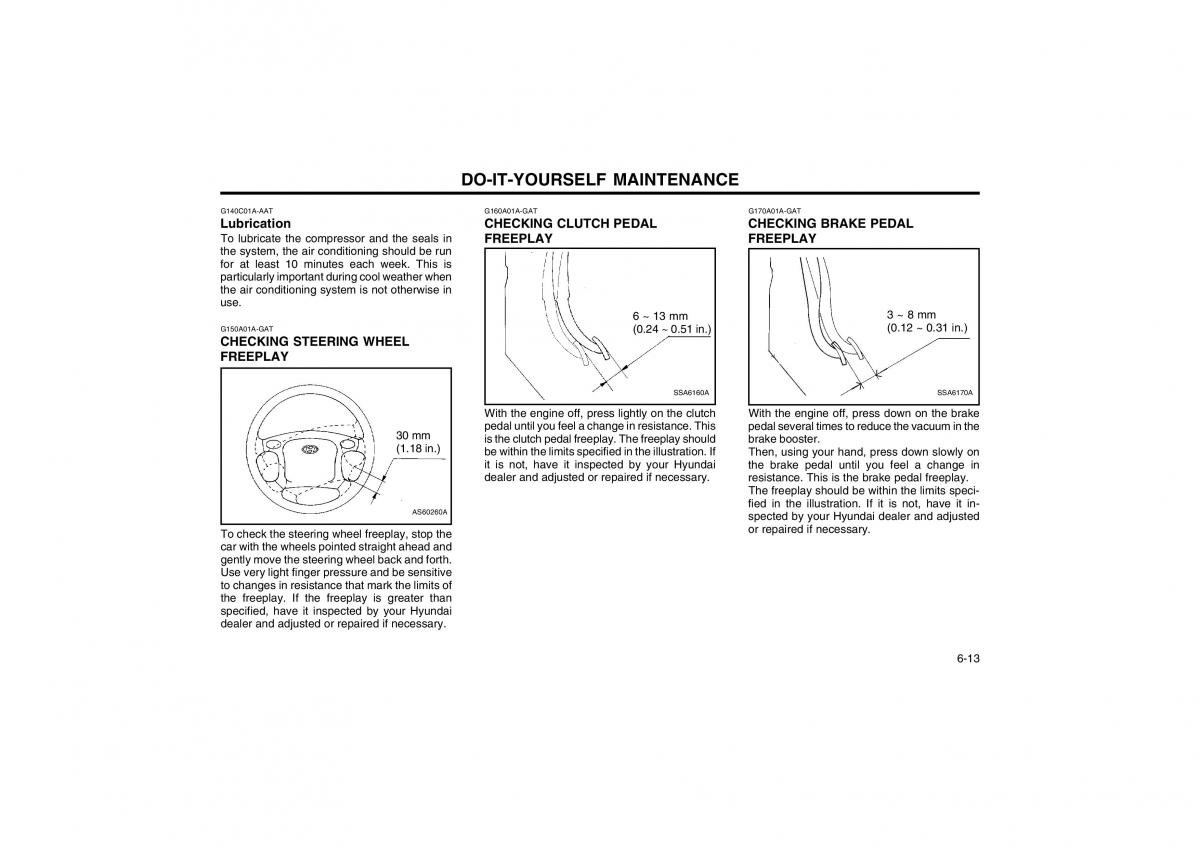 Bedienungsanleitung Hyundai Atos owners manual / page 108