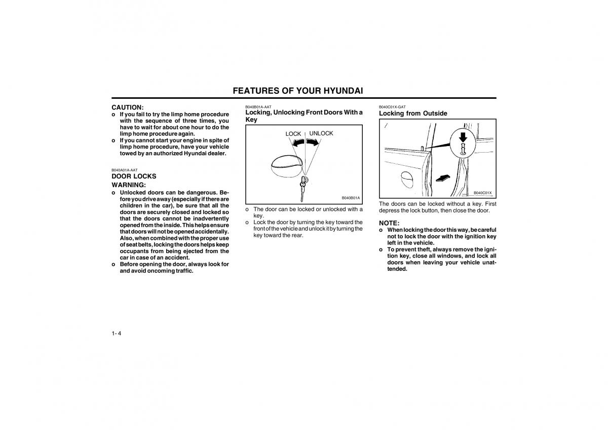 Bedienungsanleitung Hyundai Atos owners manual / page 12