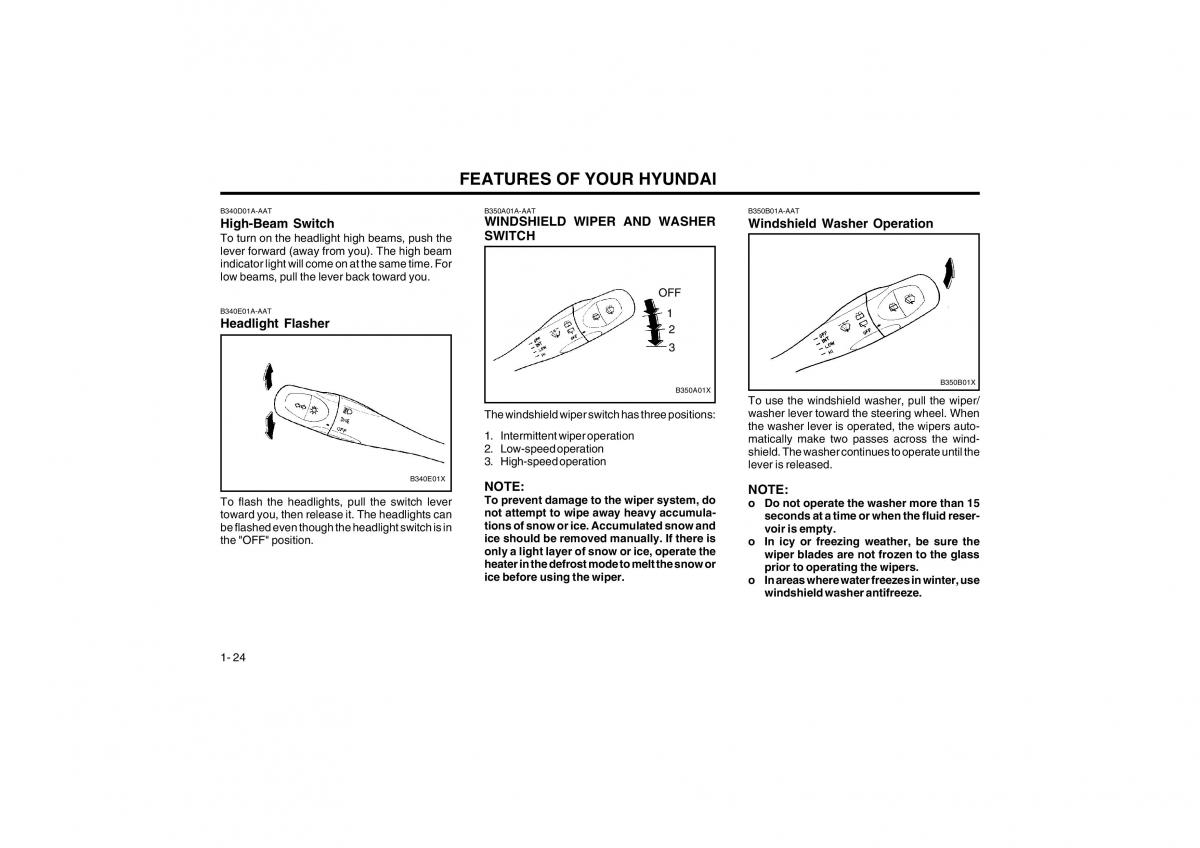 Bedienungsanleitung Hyundai Atos owners manual / page 32