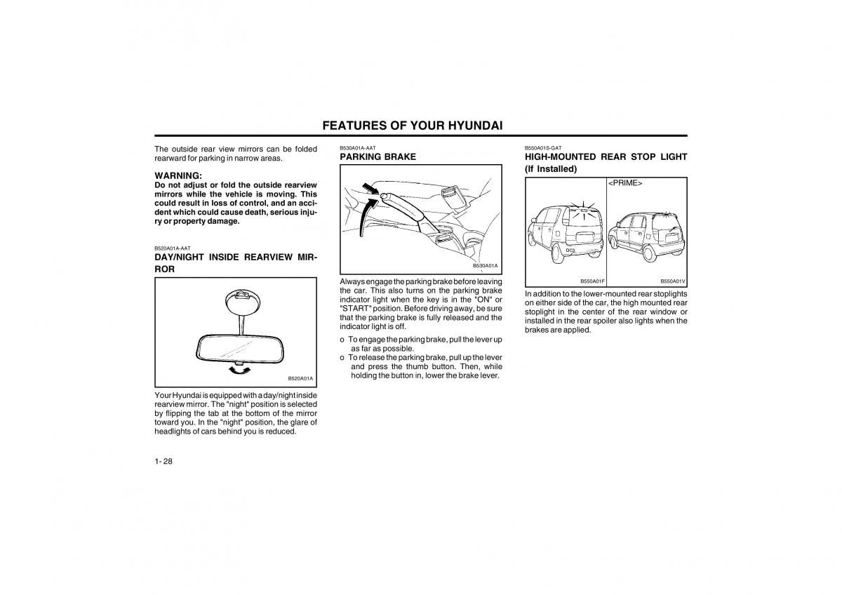 Bedienungsanleitung Hyundai Atos owners manual / page 36