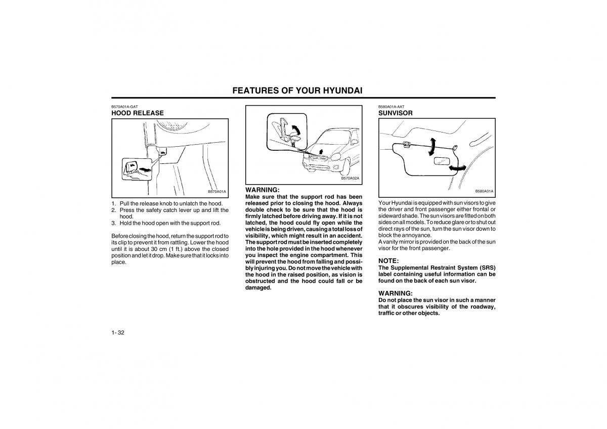 Bedienungsanleitung Hyundai Atos owners manual / page 40